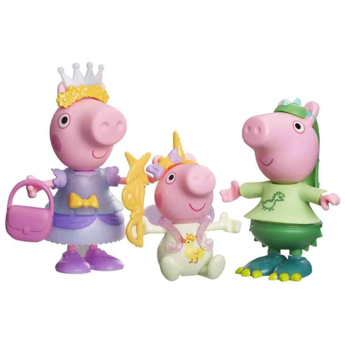G2508 Peppa Pig 3lü Giydirme Seti - Three Little Piggies Dress-up görsel 2