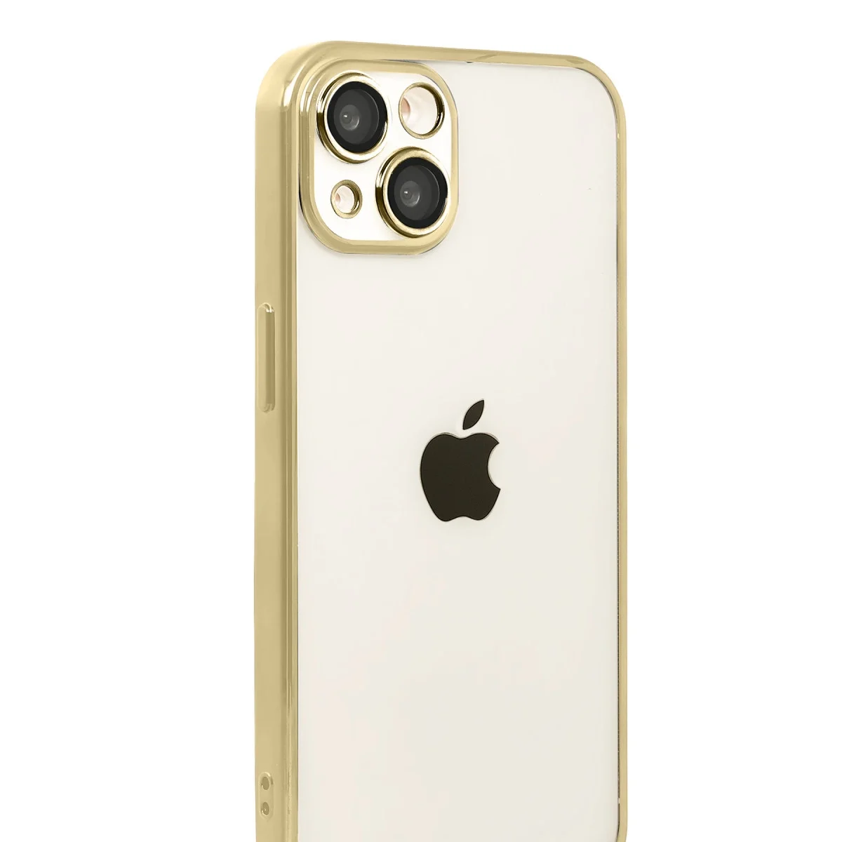 Apple İphone 15 Razer Lensli Silikon - Gold görsel 2