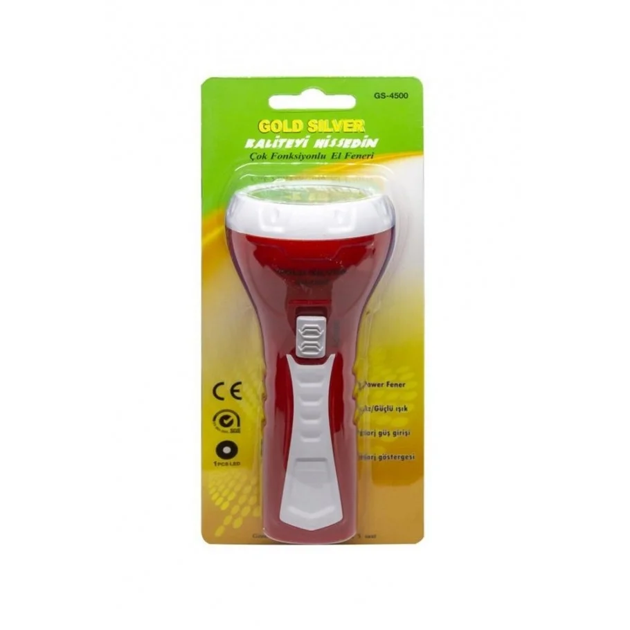 GS-4500 1 Watt Şarjlı El Feneri görsel 4