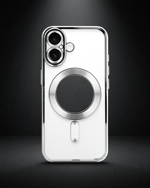 Apple İphone 16 Plus Kılıf Kross Magneticsafe Kapak - Gümüş