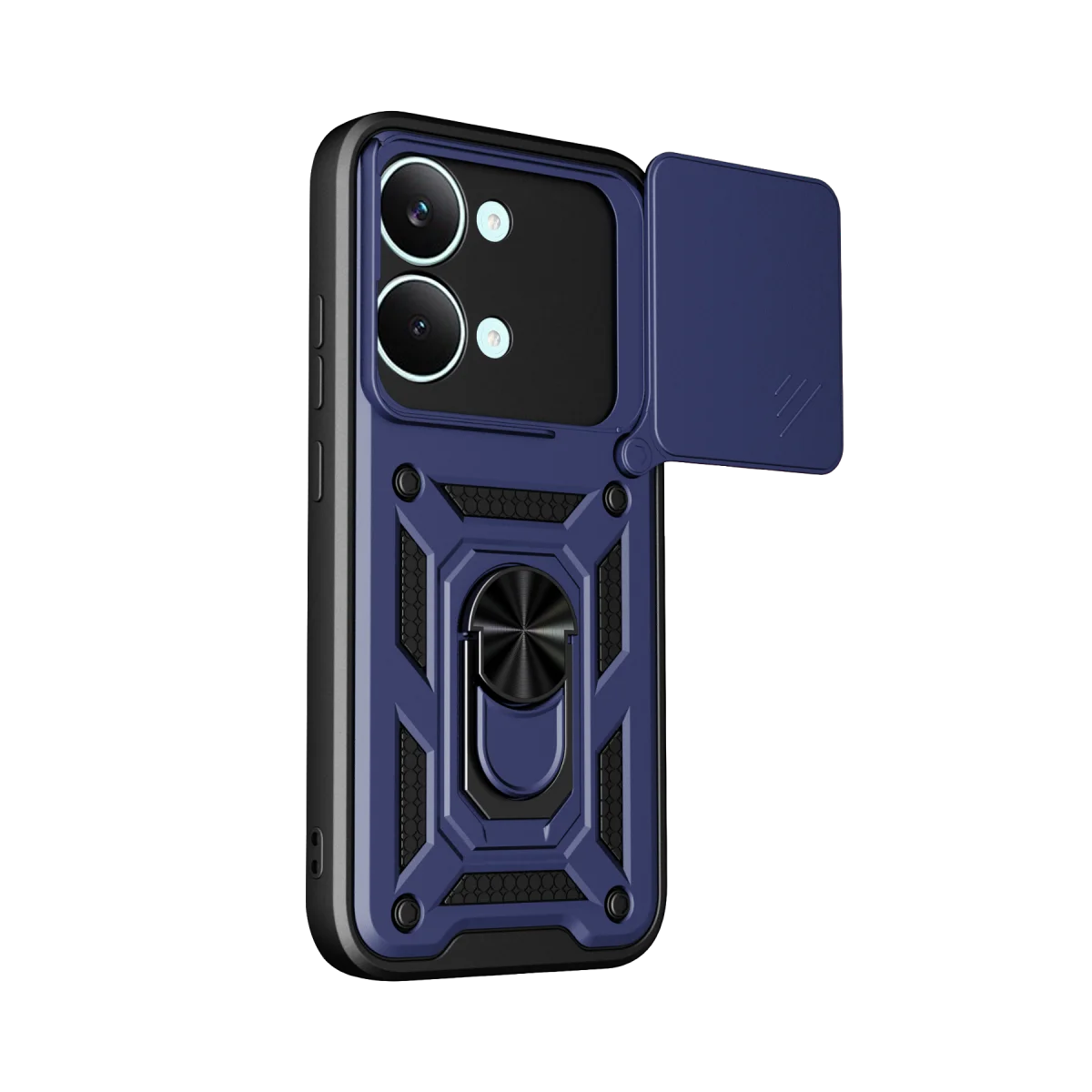 Xiaomi Poco X8 Pro Max Pars Lens Yüzüklü Silikon - Lacivert görsel 3