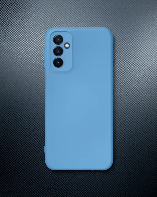 Samsung Galaxy M23 Kılıf Nano İçi Kadife Silikon - Mavi