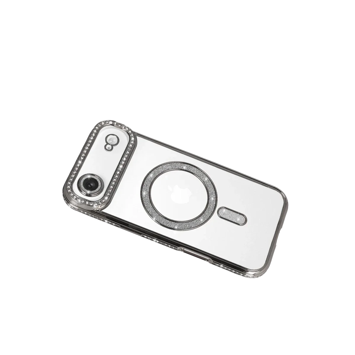 Apple iPhone 17 Air Joke Simli Magneticsafe Kılıf - Gümüş görsel 3