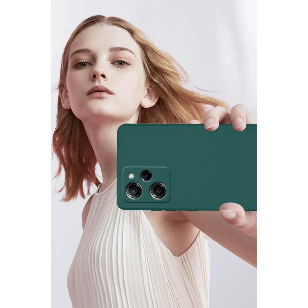 Xiaomi Poco X5 Pro 5g Nano İçi Kadife Silikon - Kırmızı görsel 2