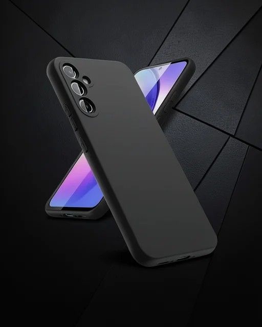 Samsung Galaxy A24 4g Kılıf First Silikon - Siyah