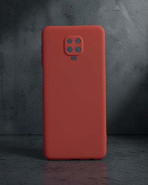 Xiaomi Redmi Note 9 Pro Kılıf Nano İçi Kadife Silikon - Turuncu