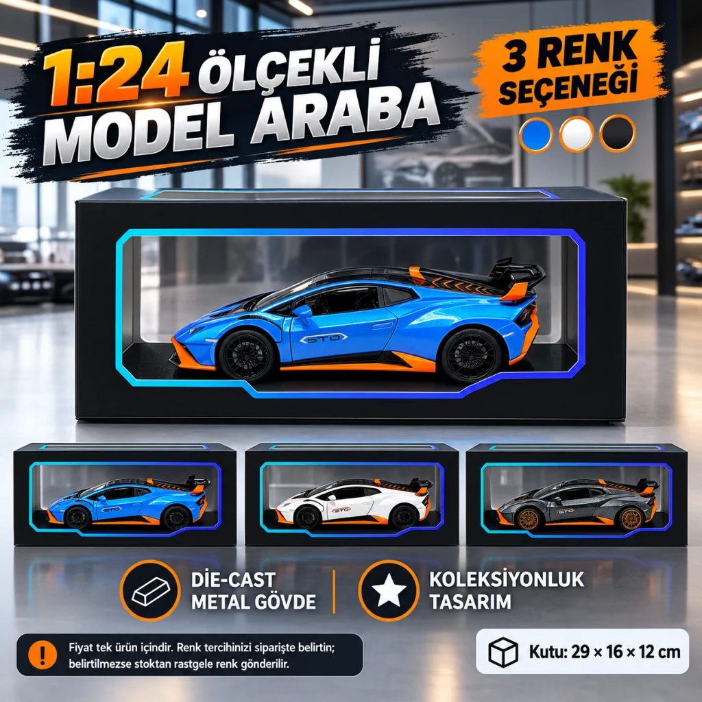 1/24 STO Street Edition Model Araba(ADET FİYATIDIR)