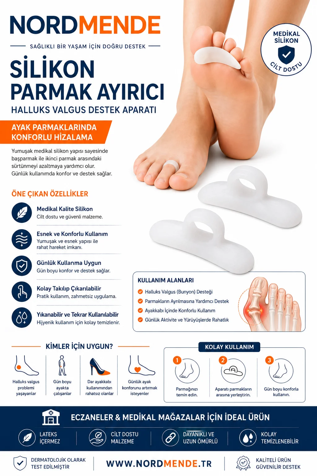 Silikon Çekiç Parmak Yastığı BUNYON 12-392