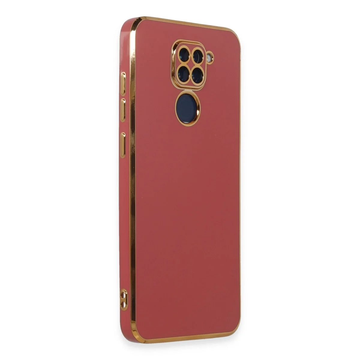 Xiaomi Redmi Note 9 Kılıf Volet Silikon - Kırmızı görsel 2