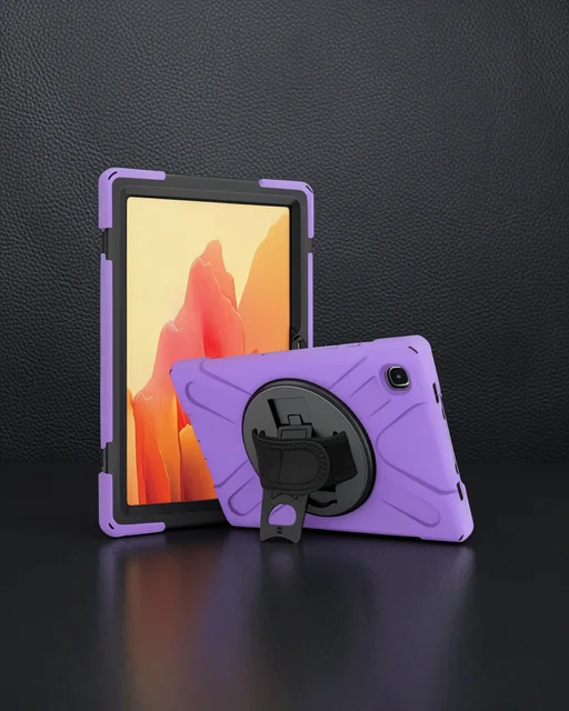 Samsung Galaxy T220 Tab A7 Lite 8.7 Kılıf Amazing Tablet Kapak - Mor