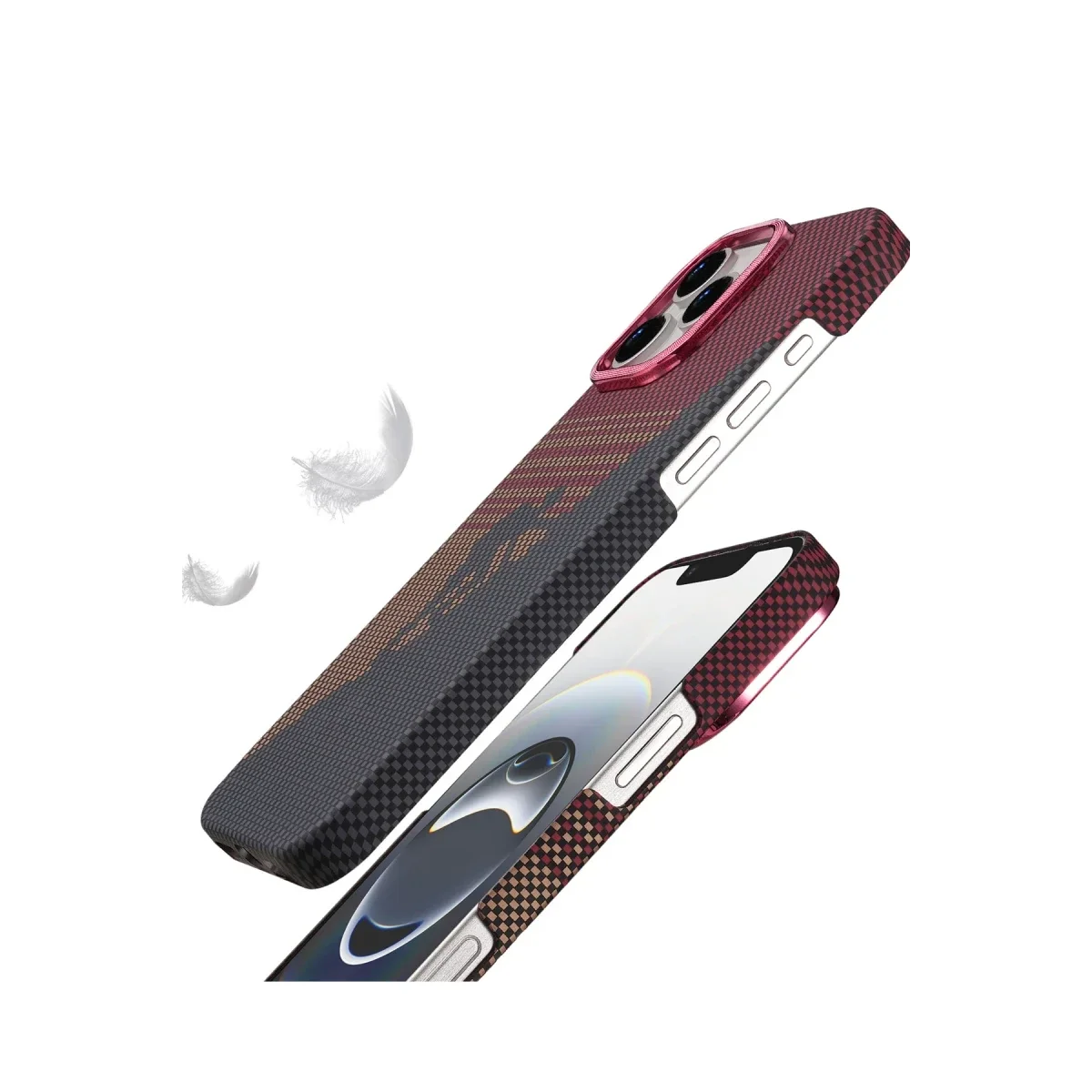 Apple iPhone 16 Pro Max Vega Magsafe Kapak - Kırmızı görsel 3