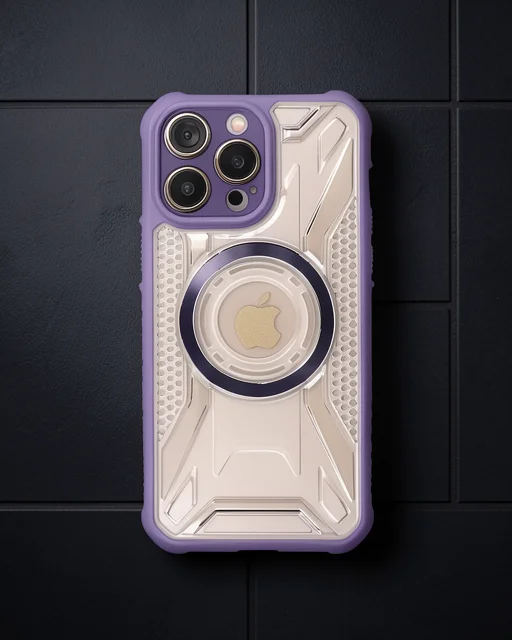 Apple İphone 13 Pro Max Kılıf Prag Magneticsafe Kapak - Derin Mor