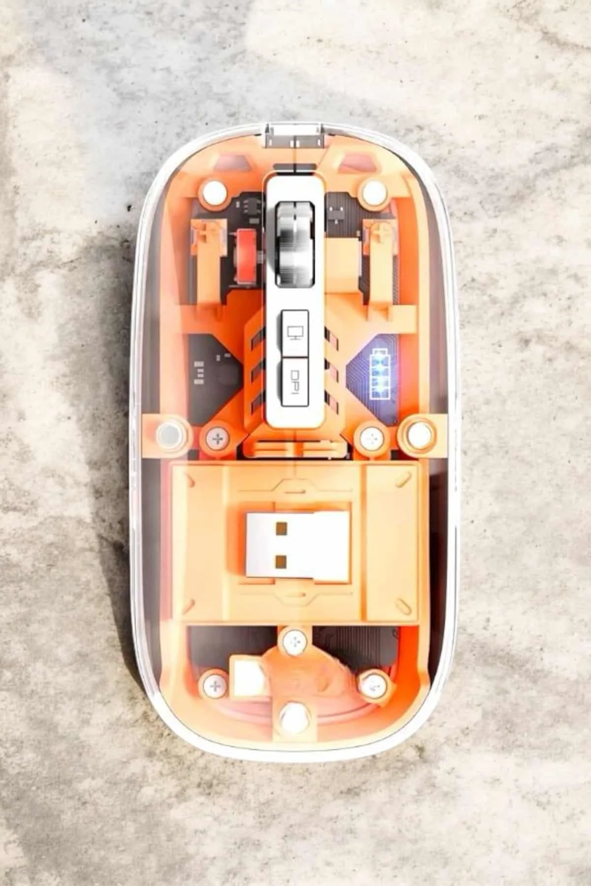 Sessiz Kablosuz USB Girişli Mouse Fare Yüksek Performanslı görsel 2