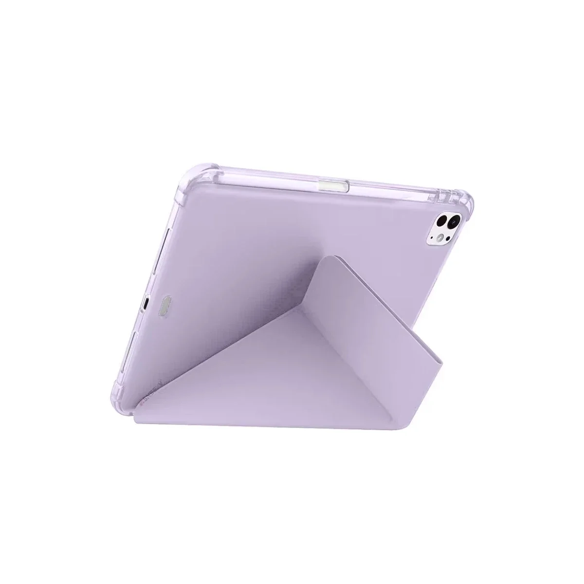 Apple iPad Air 13 (2024) Kılıf Kalemlikli Mars Tablet Kılıfı - Lila görsel 2