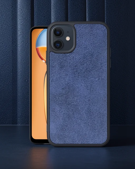 Apple İphone 11 Kılıf Aras Deri Kapak - Lacivert