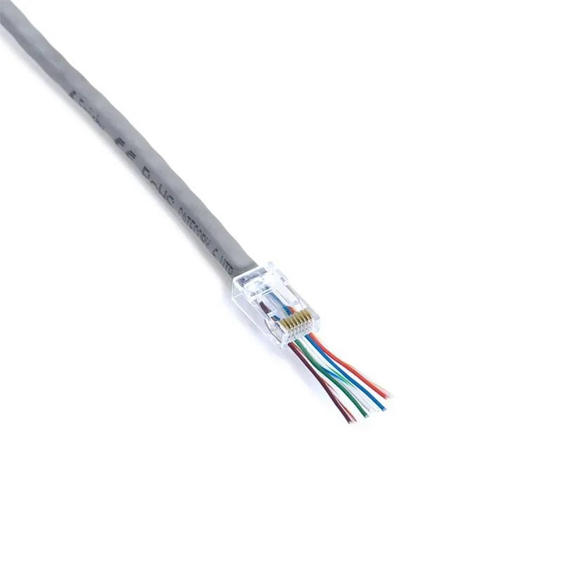 FNW-RJ4526N RJ45 CAT5 Ez Yenı Nesıl Delıklı Konnektor