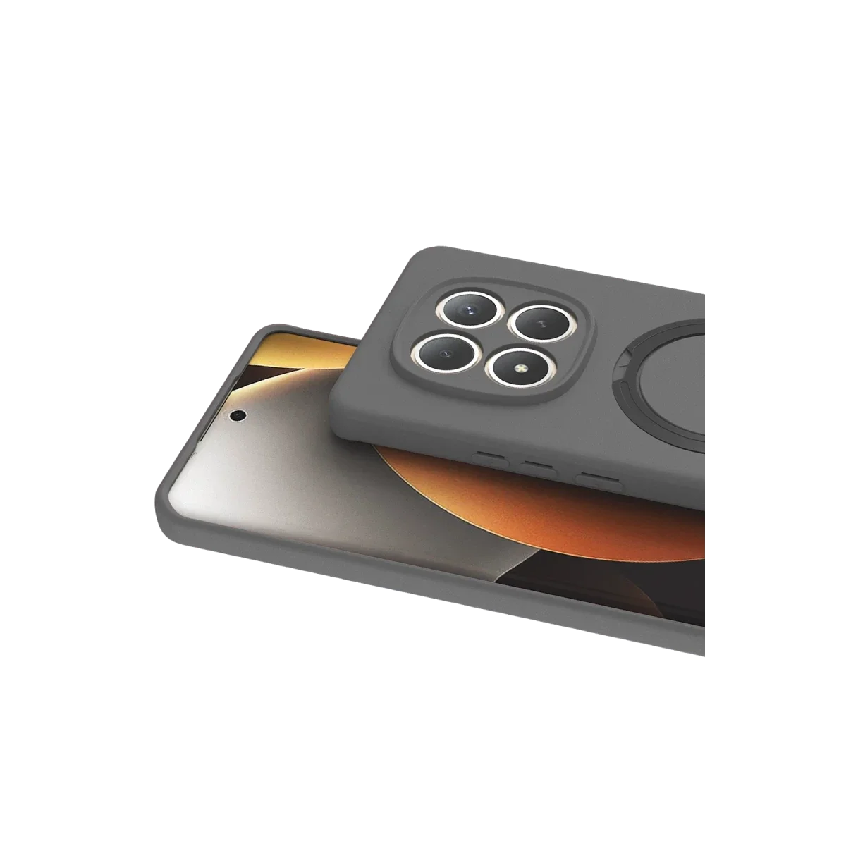 Xiaomi Redmi Note 15 Pro 5G Regal Magsafe Standlı Kapak - Titan Gri görsel 2