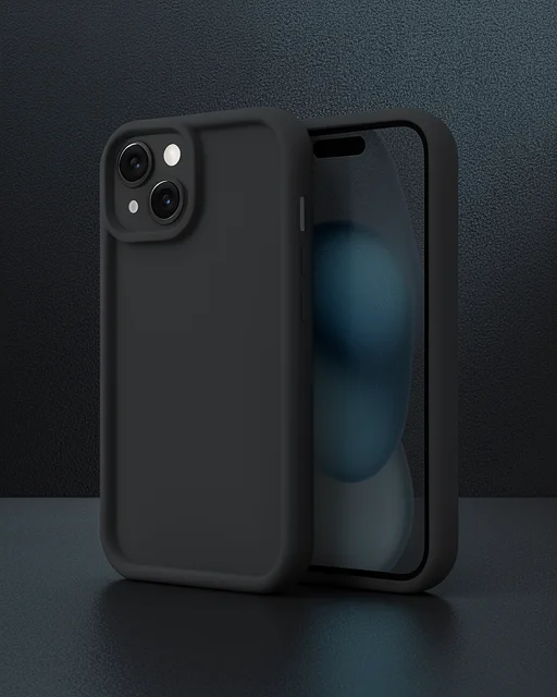 Apple İphone 14 Kılıf Viera Silikon - Siyah