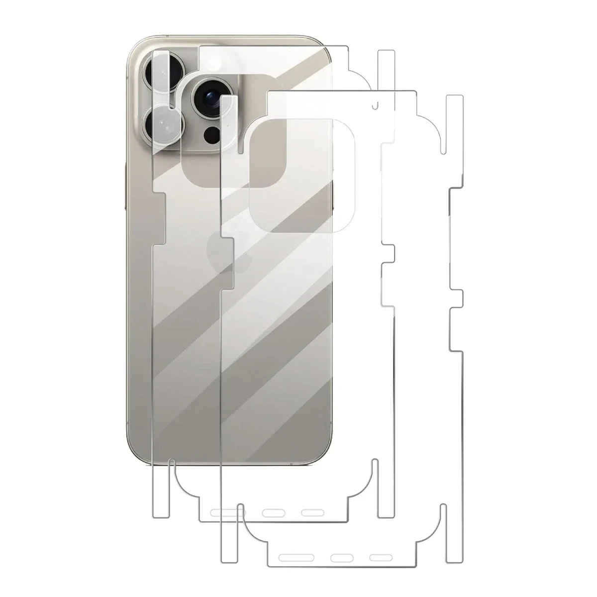 Apple iPhone 17 Air 360 Mat Full Body Arka Koruyucu görsel 2