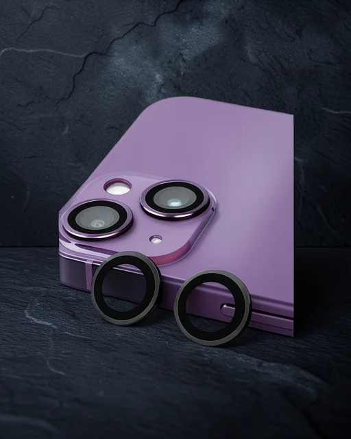 Apple İphone 14 Plus Raze Metal Kamera Lens - Siyah