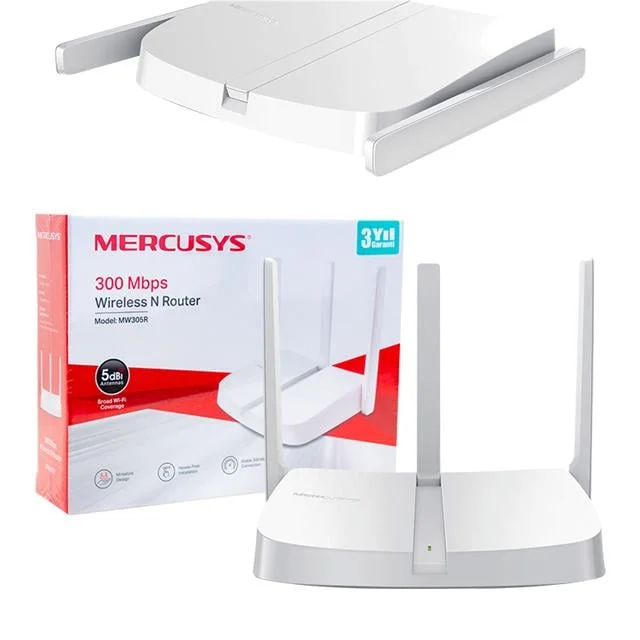 Mercusys MW305R 300 Mbps 3 Antenli Wifi-N Access Point Router görsel 3