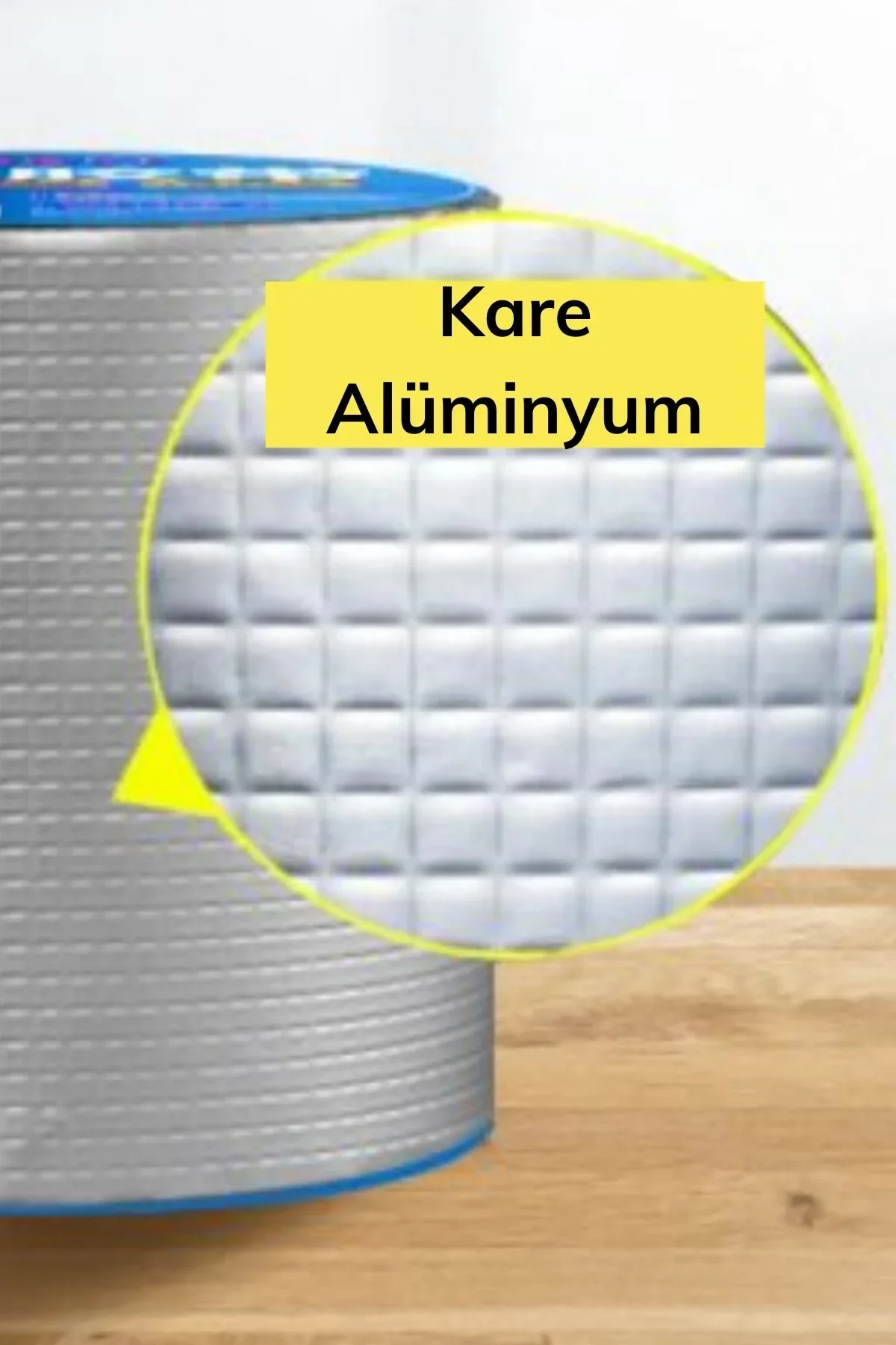 Buffer Yüksek Sıcaklık Dayanan Su Geçirmez Çatı Boru Duvar Çatlak Yapışkan Çamur Bant Folyo 5 mt x 10 cm görsel 8