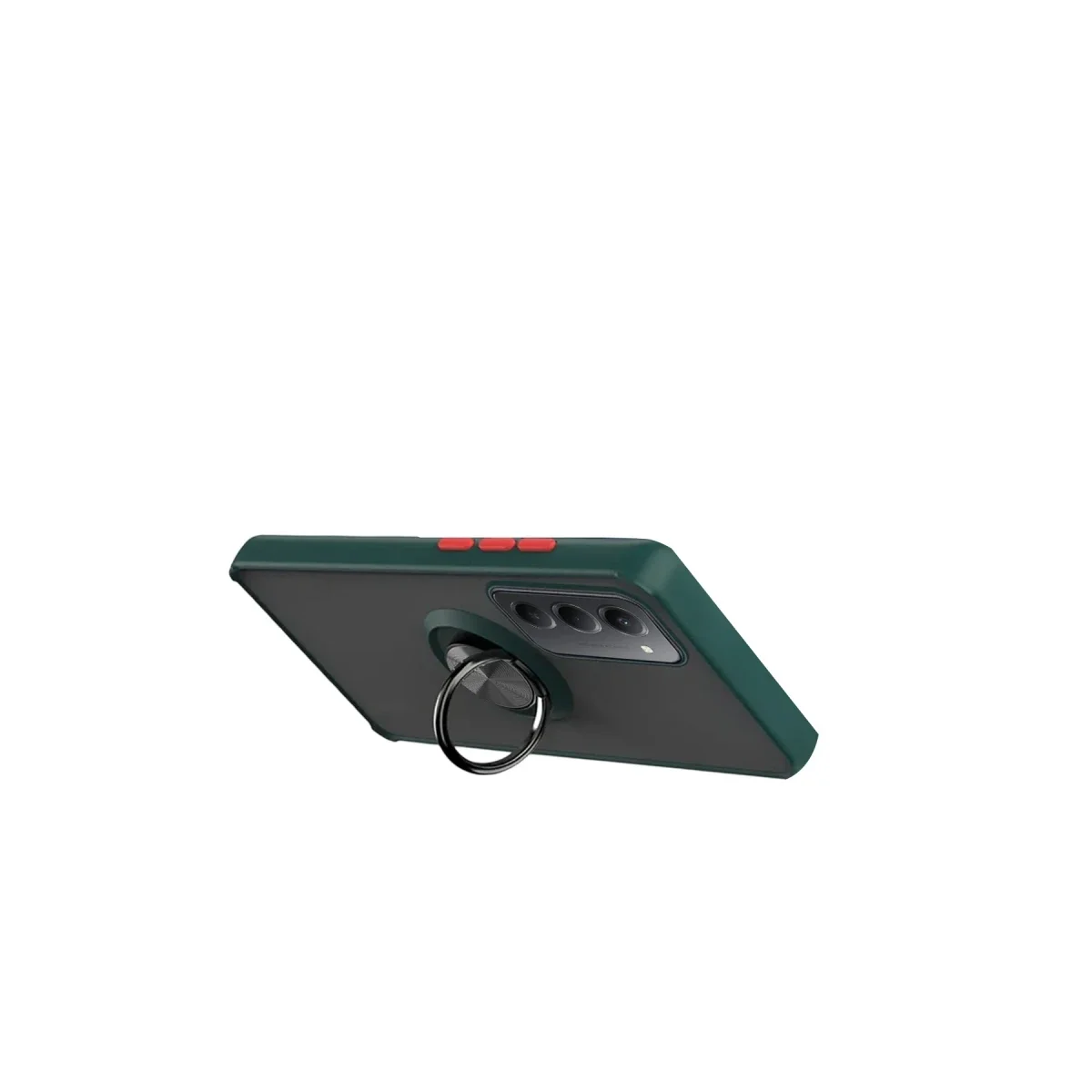 Xiaomi Redmi 15 4G Montreal Yüzüklü Silikon Kapak - Yeşil görsel 3