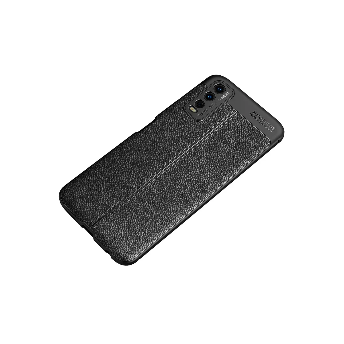 Vivo Y11S Kılıf Auto Focus Kapak - Siyah görsel 2