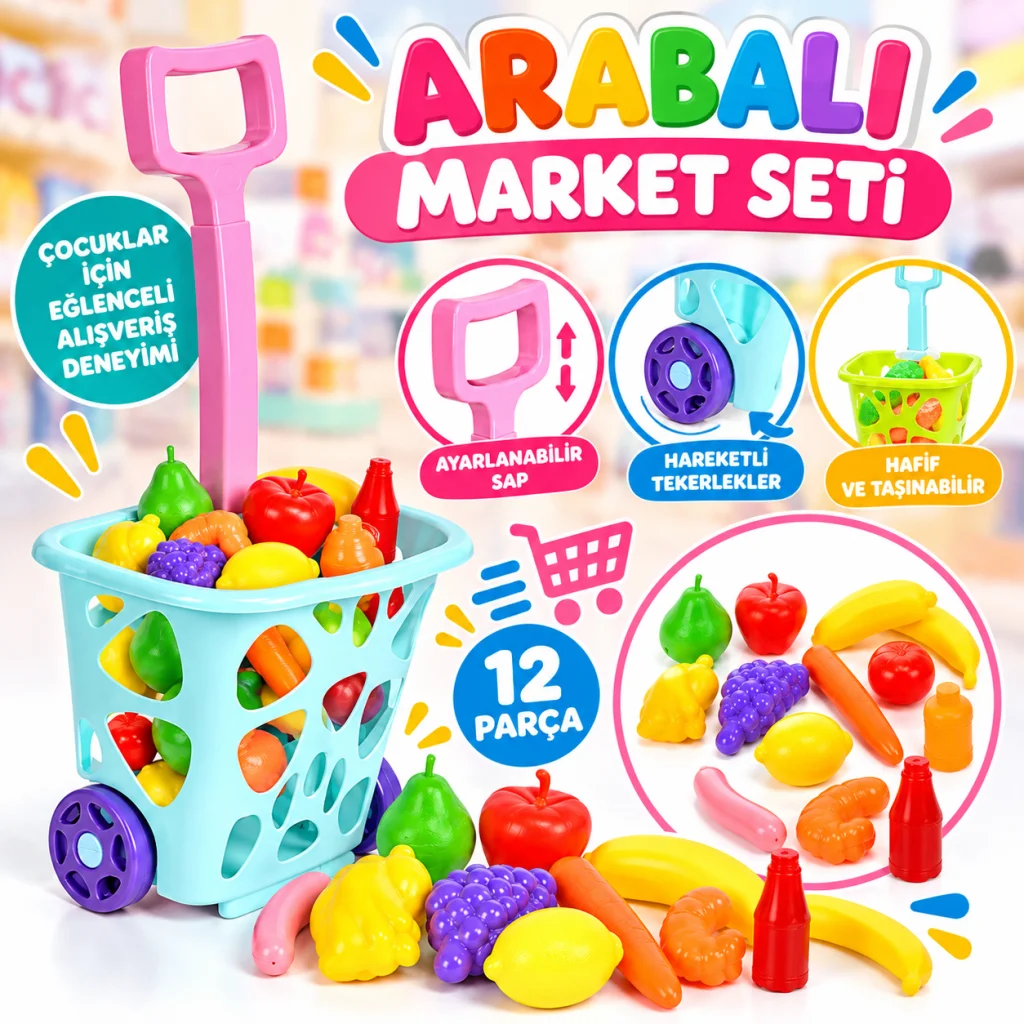 4045 Arabalı Market Seti