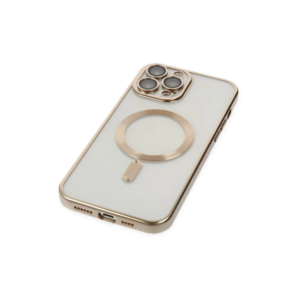 Apple iPhone 14 Pro Kılıf Kross Magneticsafe Kapak - Gold görsel 4