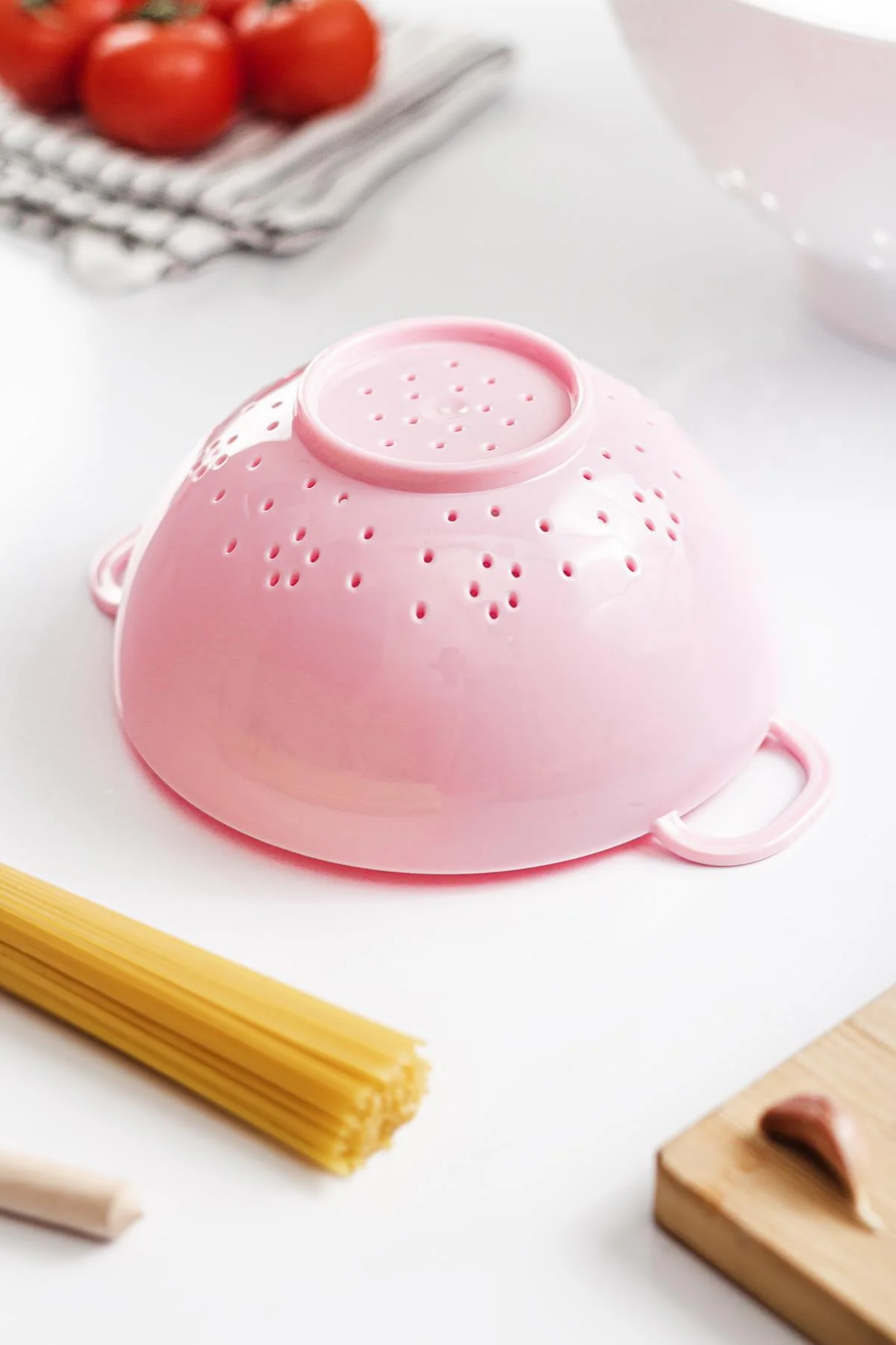 Akrilik Soft Pembe ni Pirinç Süzgeçi & Bakliyat Süzgeçi (3 SU BARDAĞI ÖLÇÜLÜ) görsel 3