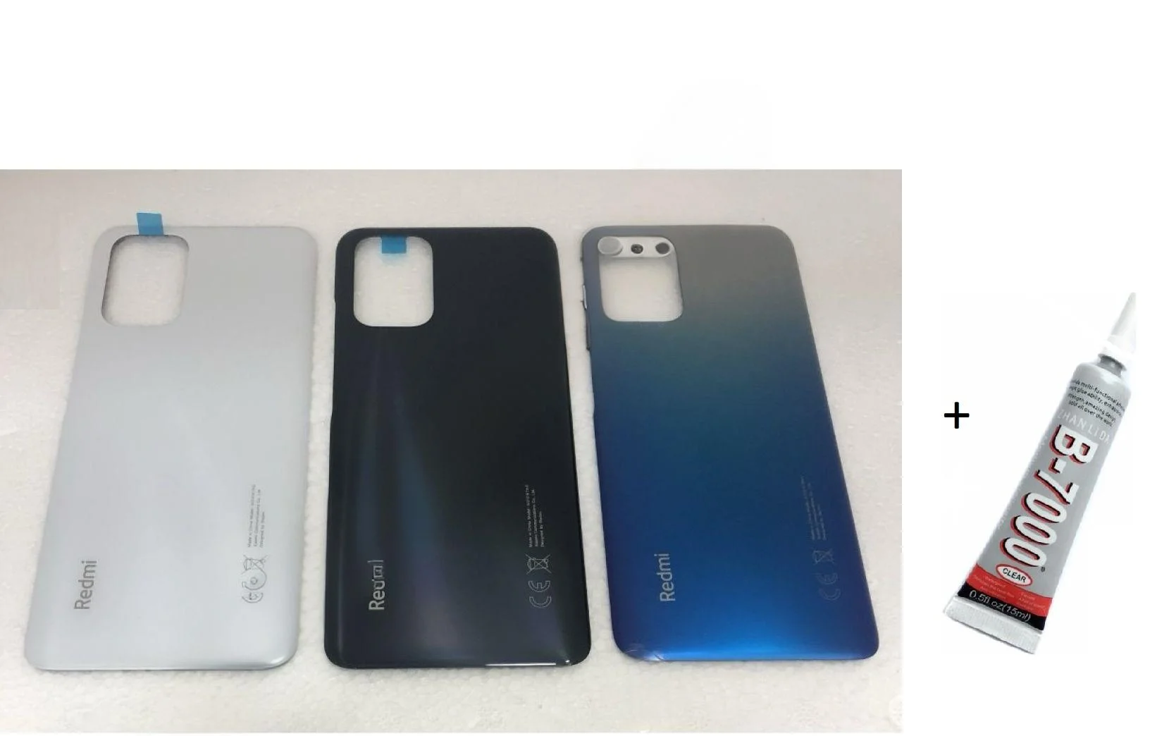 REDMİ NOTE 10S Arka Batarya Pil Kapağı MAVİ (B700 görsel 3