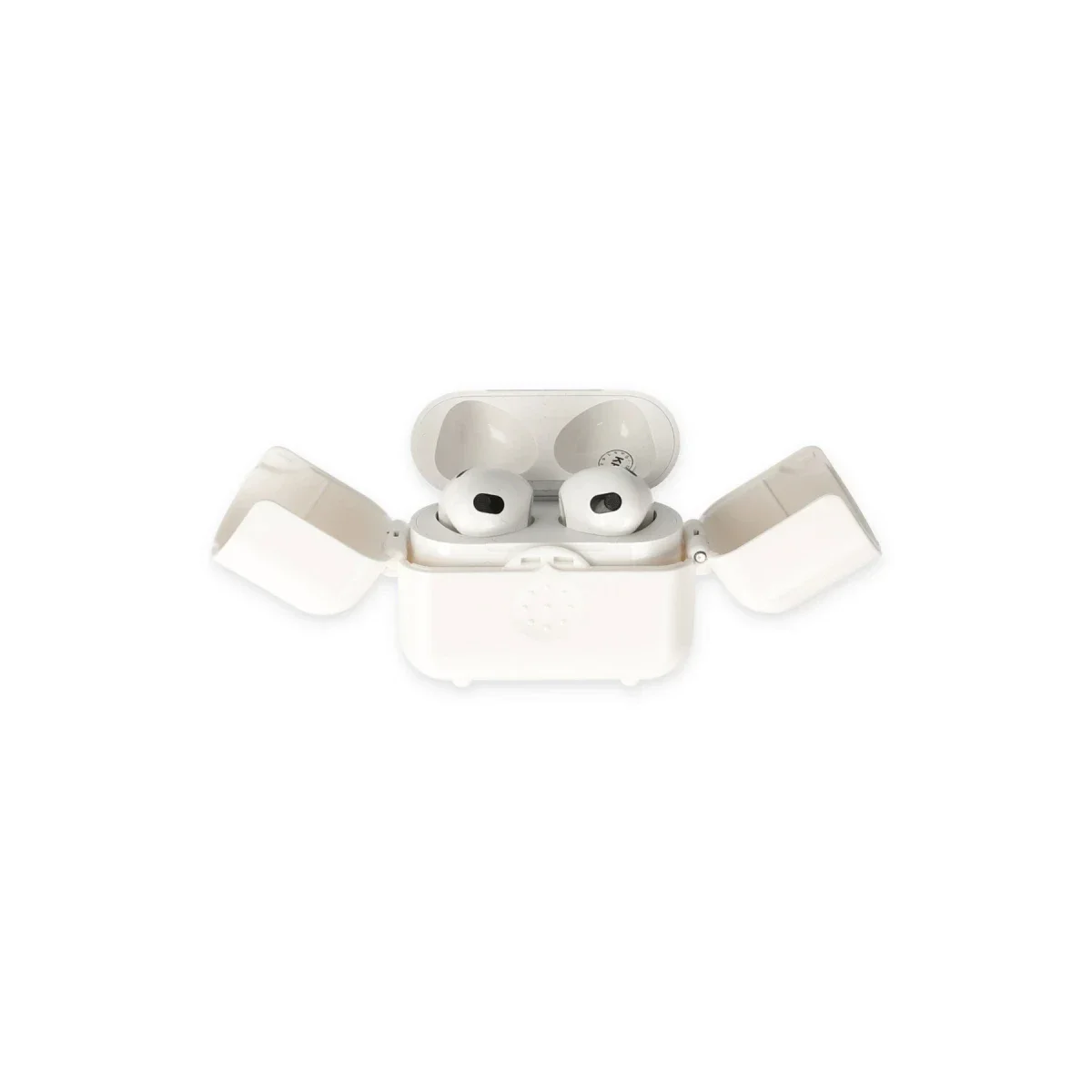 Apple Airpods 3 (3.nesil) Basmalı Kılıf - Beyaz görsel 3