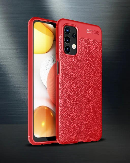 Samsung Galaxy A13 4g Kılıf Auto Focus Kapak - Kırmızı