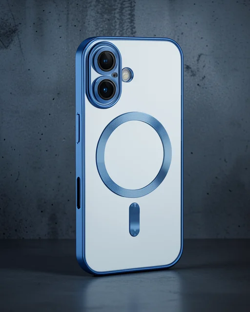 Apple İphone 16 Plus Kılıf Kross Magneticsafe Kapak - Mavi