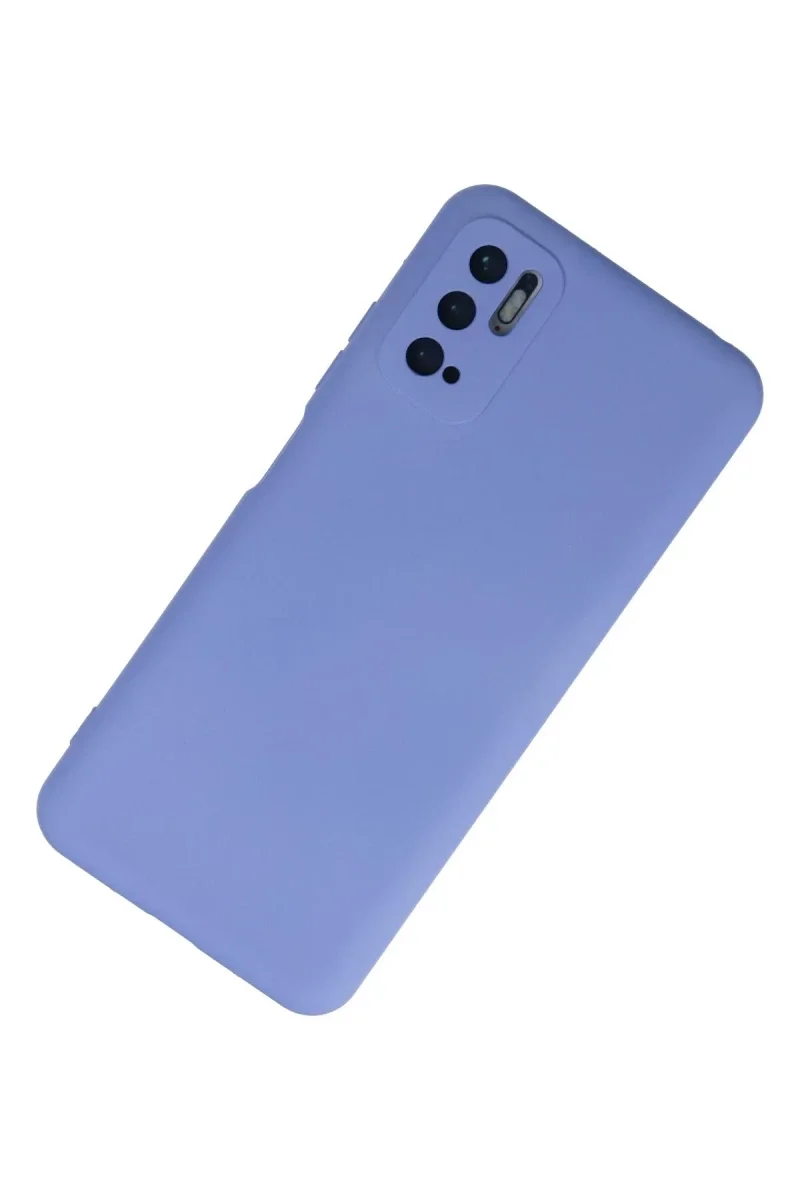 Xiao Red Note 10 5G Kılıf Nano içi Kadife Silikon - Lila görsel 2