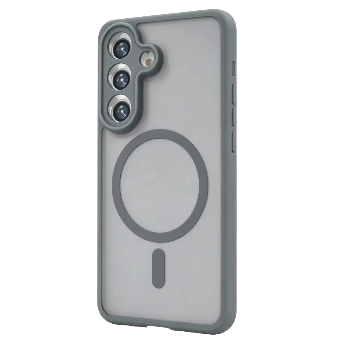 Samsung Galaxy A17 5G Loji Magsafe Kapak - Gri