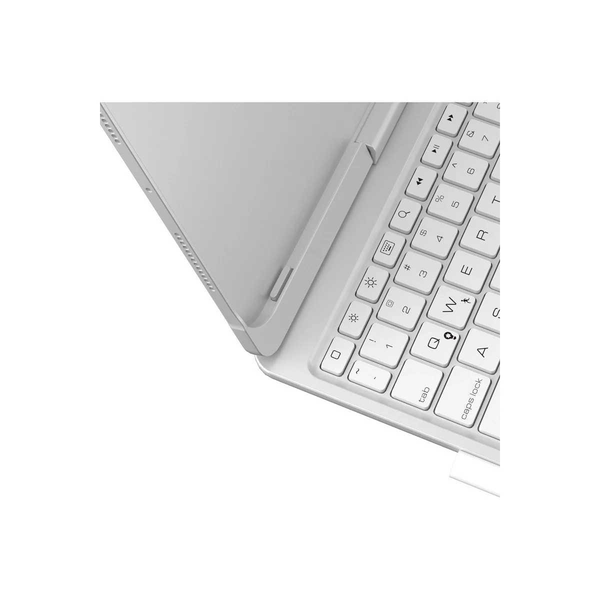 Apple İpad Pro 11 (2024) F11 Ats Kılıf Magic Dönen Klavyeli Tablet Kılıf - Gümüş görsel 3