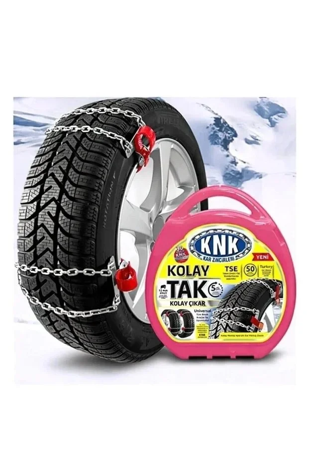 Kolay Tak Çıkar Kar Zinciri 12 mm – Binek, Hafif Ticari, SUV ve Jeep Araçlara Uyumlu Pratik Montaj görsel 6