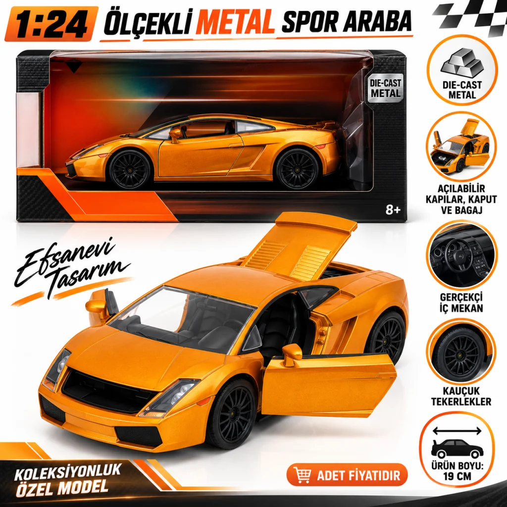 Hızlı & Öfkeli Lamborghini Gallardo Model Aracı