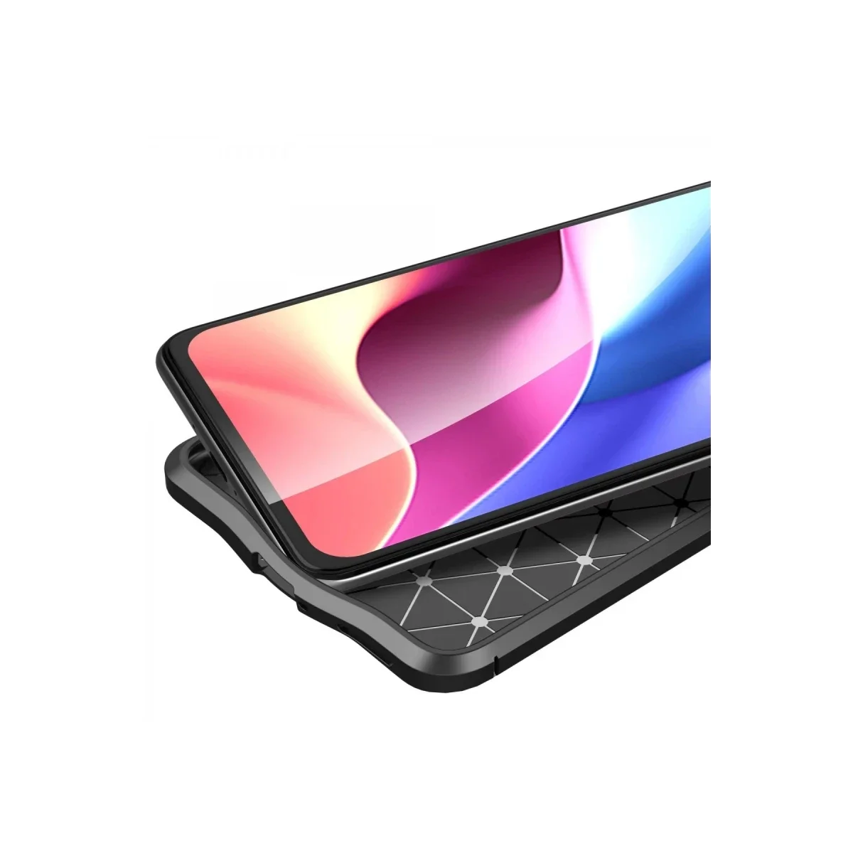 Xiaomi Poco F3 Kılıf Auto Focus Kapak - Lacivert görsel 3