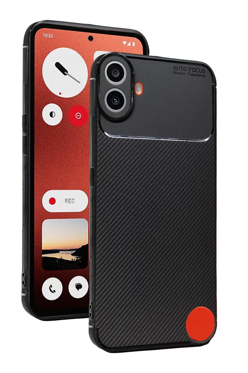 Nothing Phone Nothing CMF Phone 1 Auto Focus Karbon Kapak - Siyah