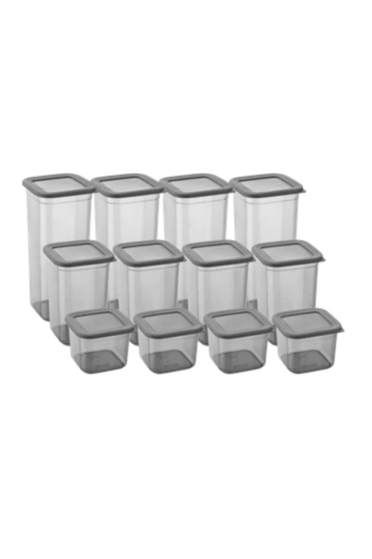 12'li 3 Boy Kavanoz Seti & Saklama Kabı & Erzak Kabı 6x650/1300/1900 Ml (40 Lı Etiket Hediyeli) görsel 2