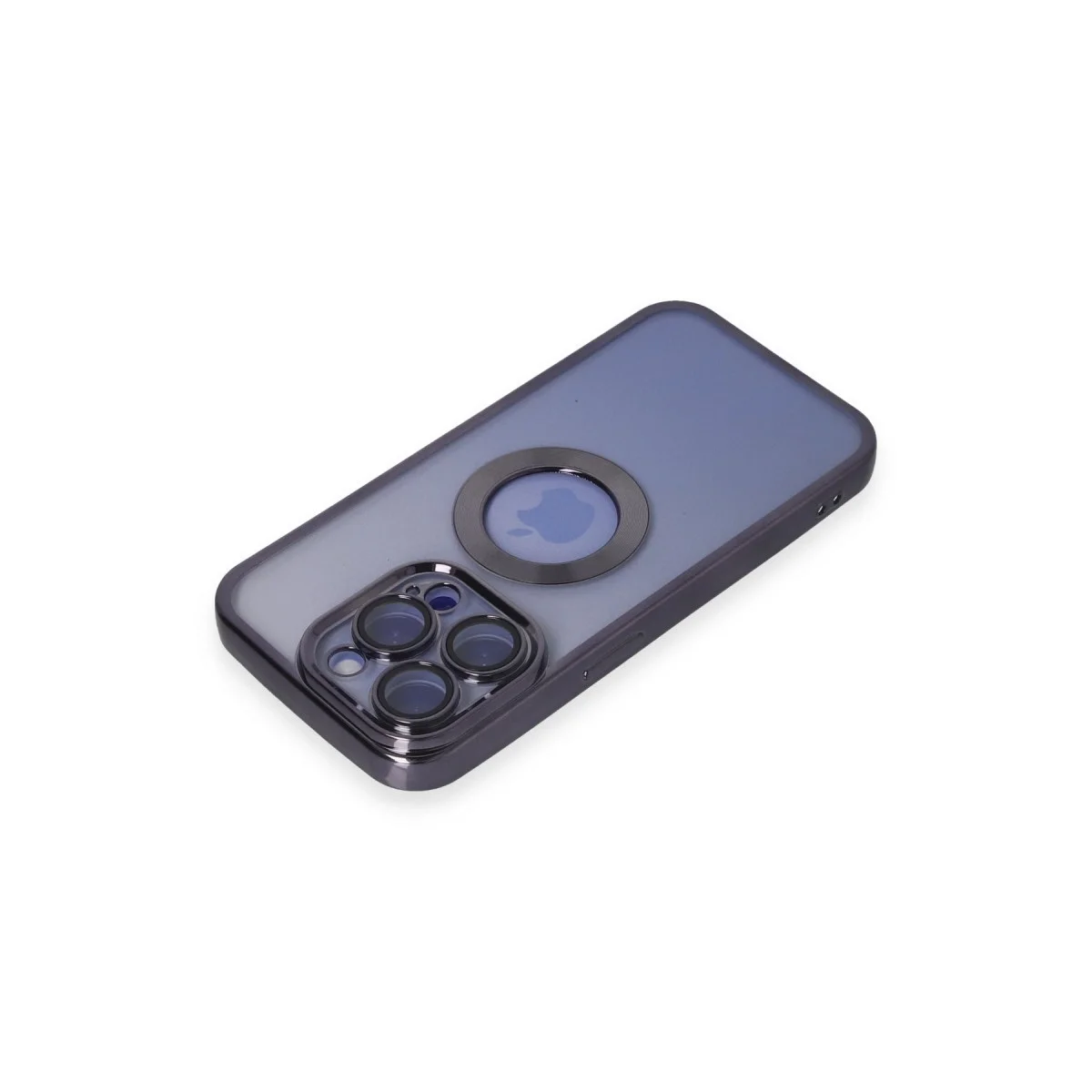 Apple İphone 15 Pro Kılıf Slot Silikon - Mor görsel 3