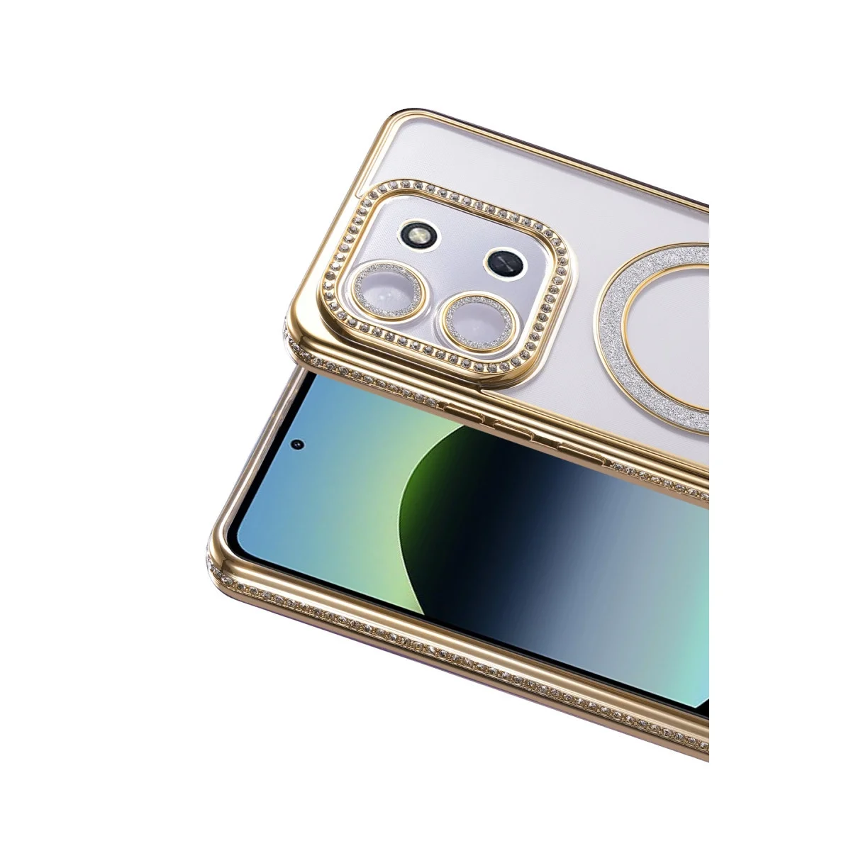 Xiao Red 15c 4g Joke Simli Magneticsafe Kılıf - Gold görsel 2