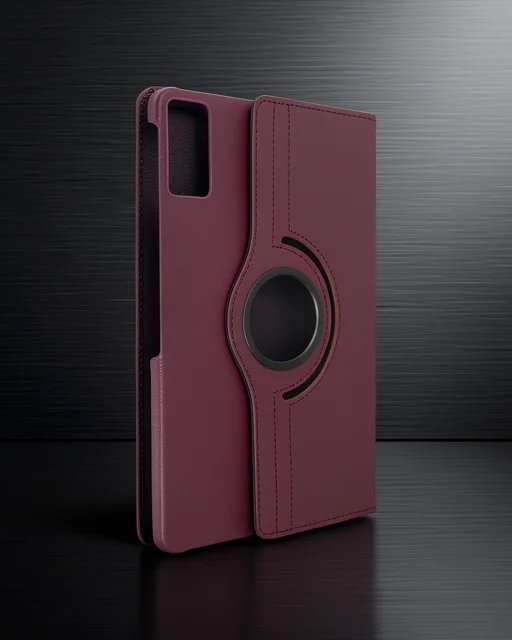 Xiaomi Redmi Pad Kılıf 360 Tablet Deri Kılıf - Mürdüm
