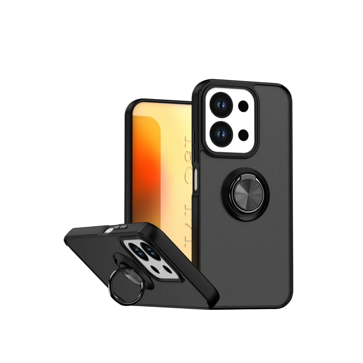 Xiaomi Redmi 15C 4G Montreal Yüzüklü Silikon Kapak - Siyah
