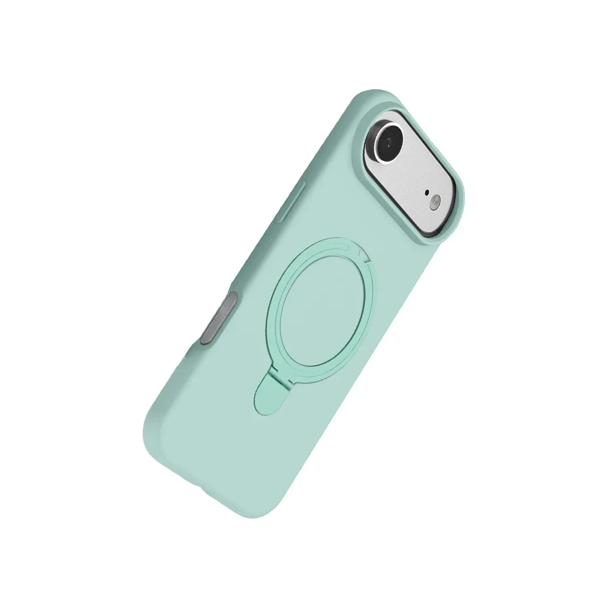 Apple iPhone 17 Air Regal Magsafe Standlı Kapak - Su Yeşili görsel 4