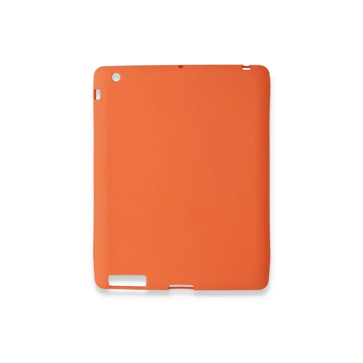 Apple iPad 4 9.7 Kılıf Evo Tablet Silikon - Turuncu
