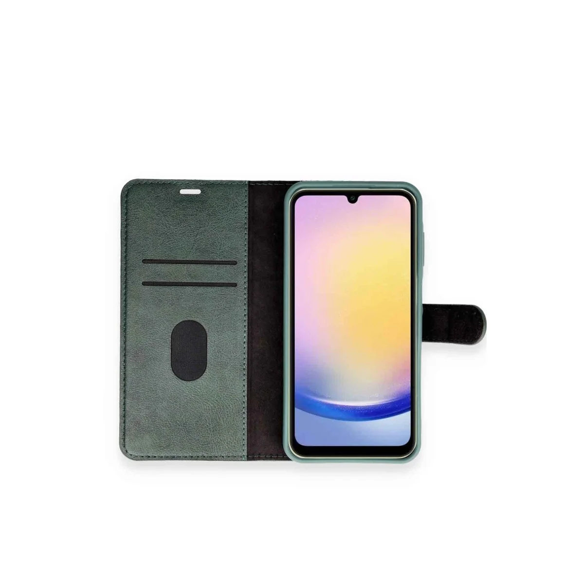 Xiao Note 10 Trend S Plus Kapaklı Kılıf - Siyah görsel 2